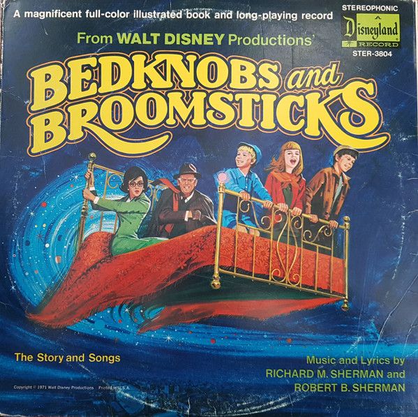 Walt Disney Productions – Bedknobs And Broomsticks (VG+, 1971, LP, Disneyland – STER-3804)