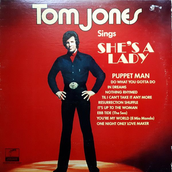 Tom Jones – Tom Jones Sings She's A Lady (VG, 1971, LP, Parrot – XPAS 71046)