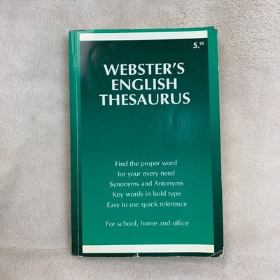 Webster's English Thesaurus (PB)