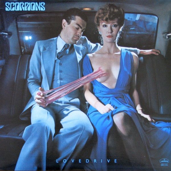 Scorpions – Lovedrive (VG, 1979, LP, Nude cover &amp; Inner sleeve, Mercury – SRM-1-3795)