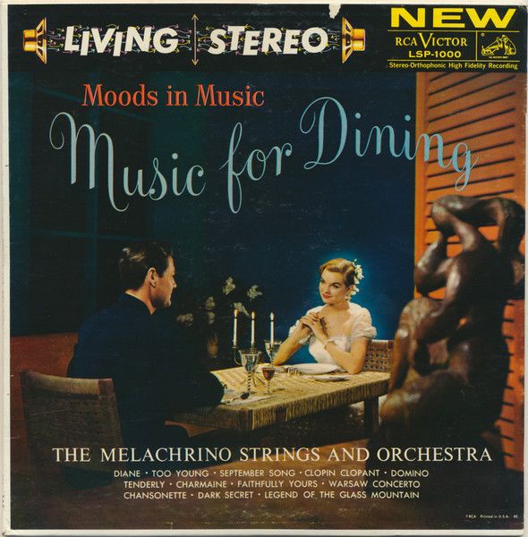 The Melachrino Strings – Music For Dining (VG-, LP, RCA Victor – LSP-1000)