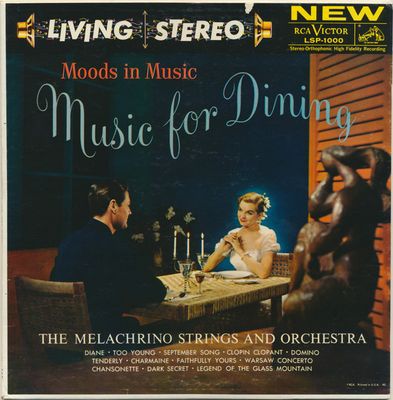 The Melachrino Strings – Music For Dining (VG-, LP, RCA Victor – LSP-1000)