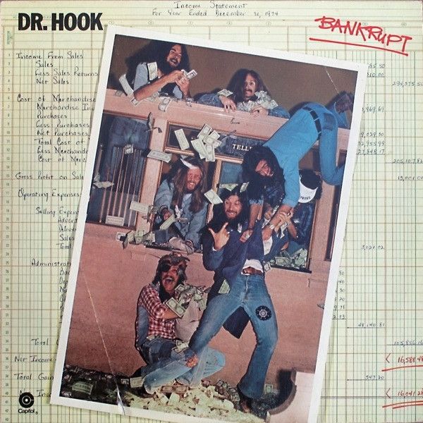 Dr. Hook – Bankrupt (VG, 1975, LP, Capitol Records – 6C 062 81903, Denmark)
