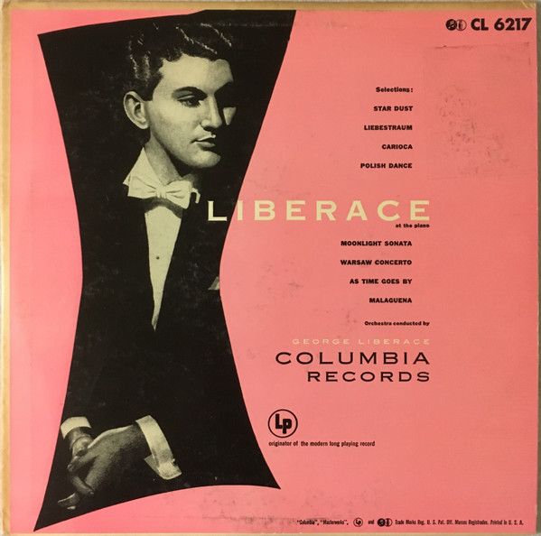 Liberace – Liberace At The Piano (G+, 1952, LP, Columbia – CL 6217)