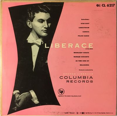 Liberace – Liberace At The Piano (G+, 1952, LP, Columbia – CL 6217)