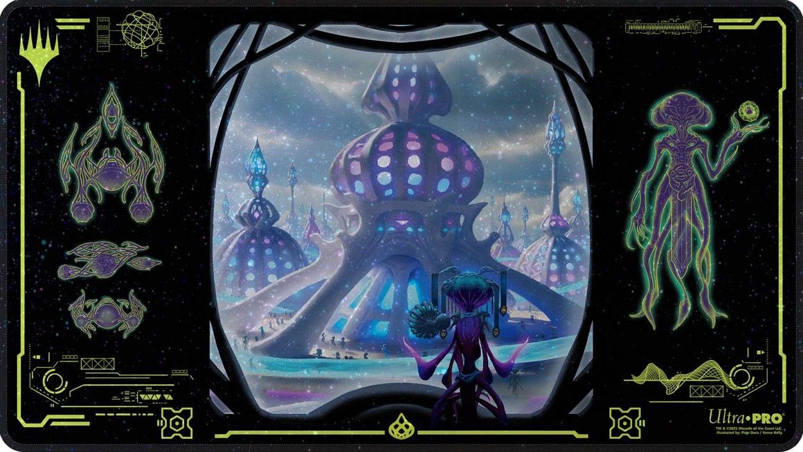MTG Edge of Eternities Holofoil Playmat - Blue