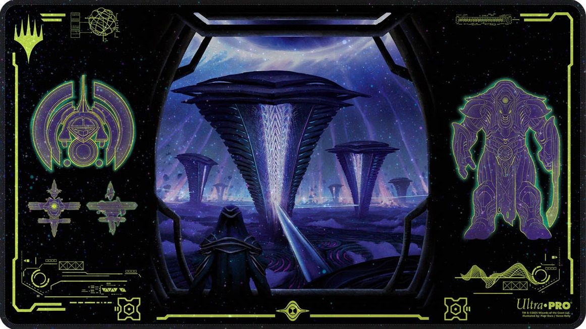 MTG Edge of Eternities Holofoil Playmat - Black