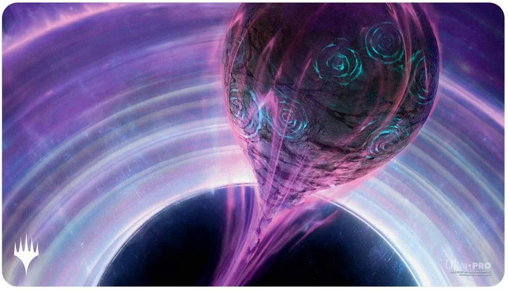 MTG Edge of Eternities Playmat - Mythic Land Black