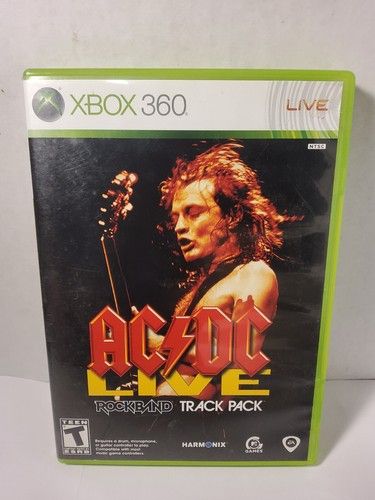 AC/DC Live Rock Band Track Pack With Manual (XBOX 360 LIVE)