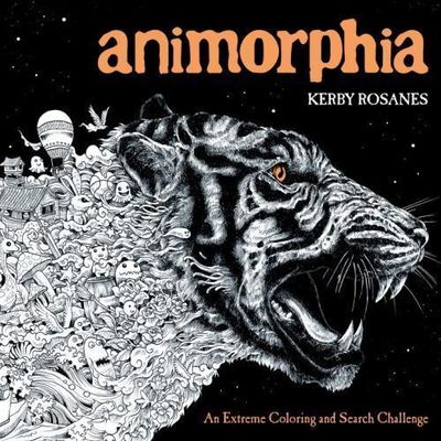 Rosanes, Kerby (745.7) Animorphia: An Extreme Coloring and Search (Softcover)