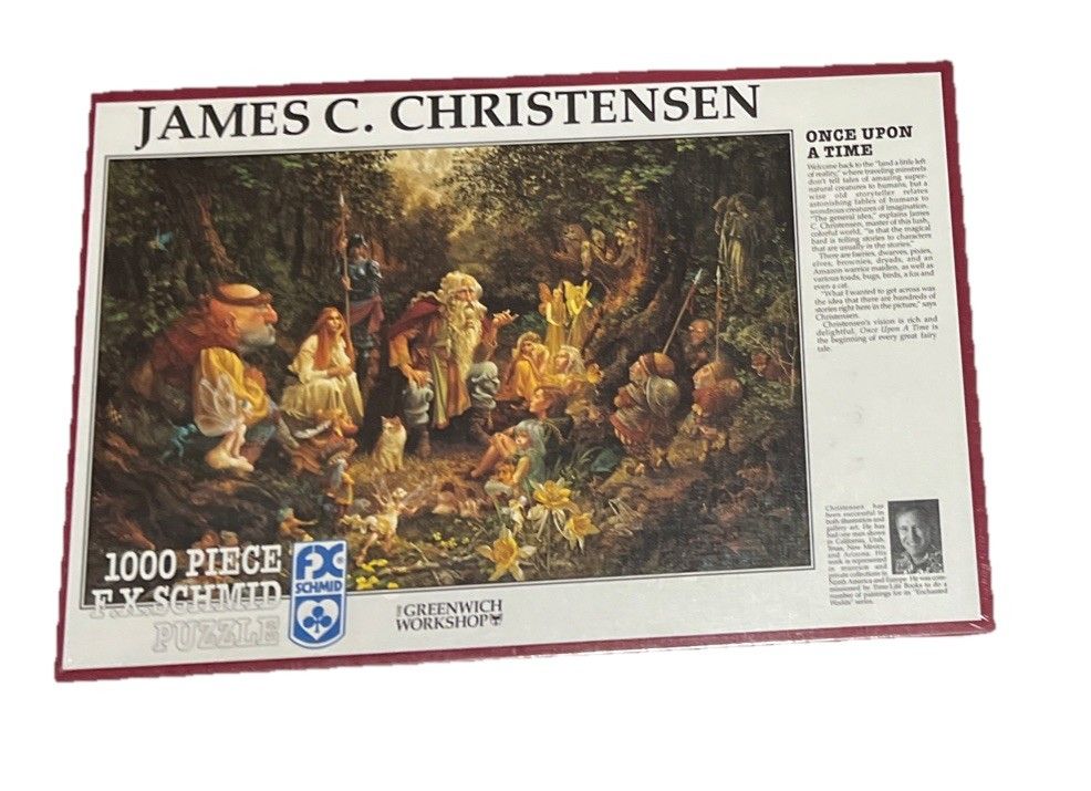 FX Schmid Jigsaw Puzzle James C. Christensen 1000 Pieces (Used, Guaranteed Complete)