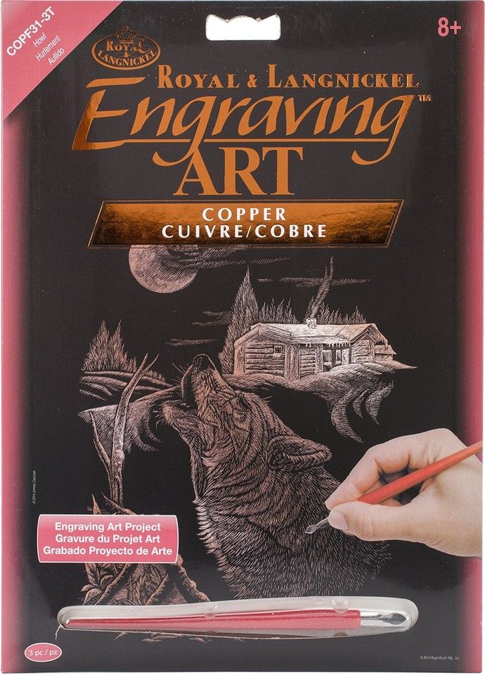 Royal &amp; Langnickel Engraving Art - Copper Howl