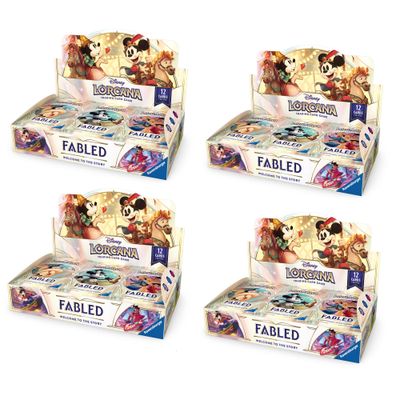 Lorcana Fabled Booster Box x4 SEALED CASE