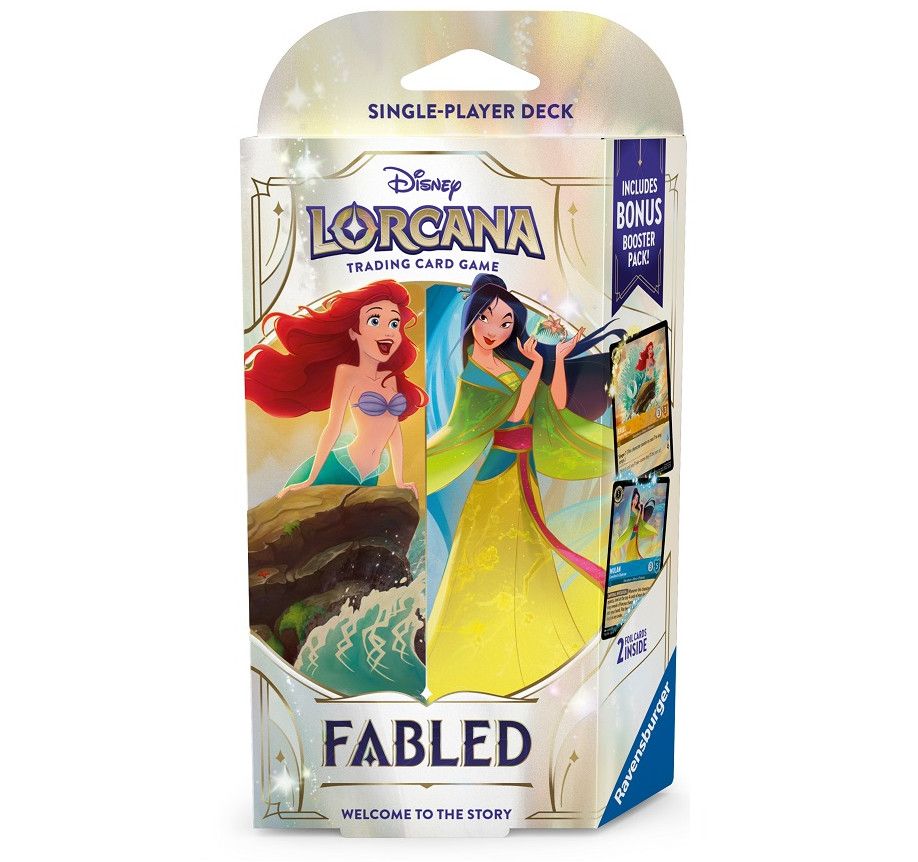 Lorcana Fabled Starter Deck Amber / Sapphire