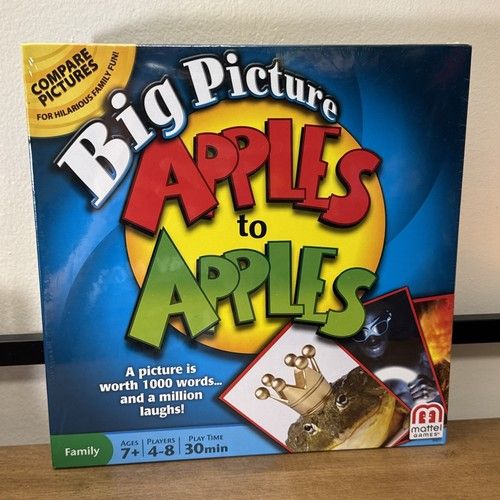 Apples to Apples Big Picture Game (2013, Open Box, Contents Guaranteed)