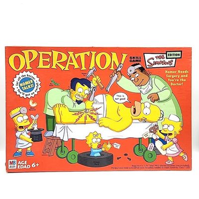 Operation The Simpsons Edition (Milton Bradley, 2005 Vintage Game) (Guaranteed Complete)