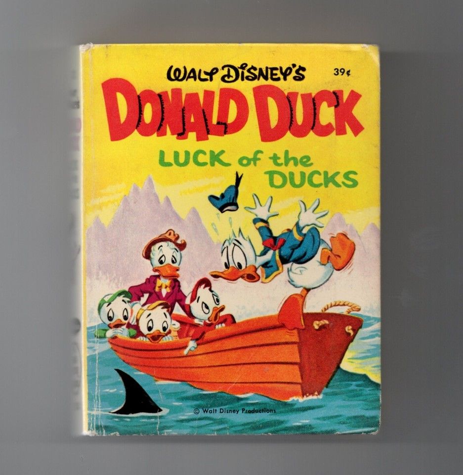 A BIG LITTLE BOOK Walt Disney's Donald Duck Luck of The Ducks (1969, Whitman)