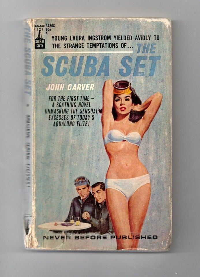 Carver, John - The Scuba Set (1964 Beacon-Signal B730X, Vintage Paperback) EB25