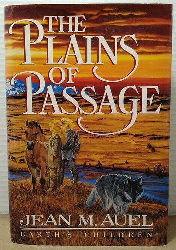 Auel, Jean M. (HF) AuelThe Plains of Passage (1990, 1st Edition, 1st Printing, HC)