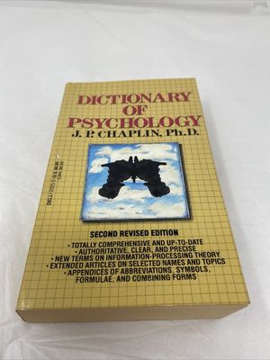 Chaplin, J.P. (150) Dictionary of Psychology, Second Revised Edition (1985, PB)