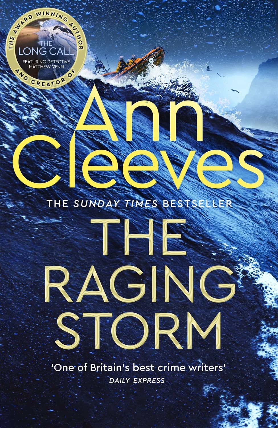 Cleeves, Ann (MY) Two Rivers #3 The Raging Storm (HC, Ex-library)