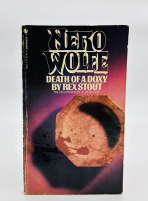 Stout, Rex (MY) Nero Wolfe #42 Death of a Doxy (1977, Bantam, Vintage PB)