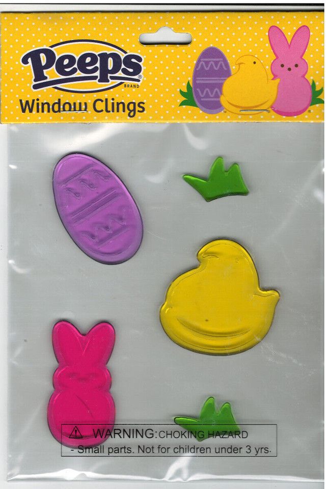 Peeps Window Clings (Easter Gel Decorations)