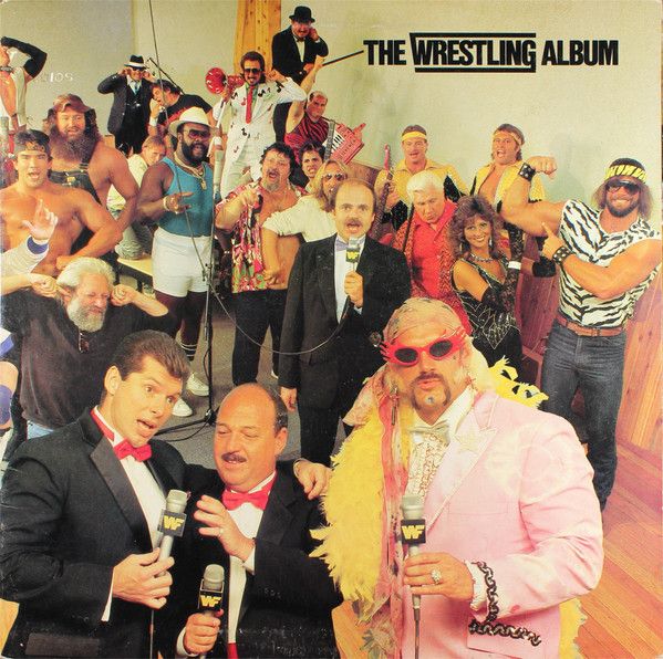 Various – The Wrestling Album (VG+, 1985, LP, Epic – FE 40223)