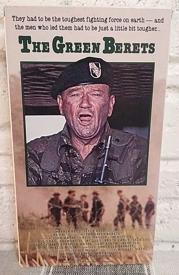 The Green Berets (1968) (VHS) John Wayne David Janssen