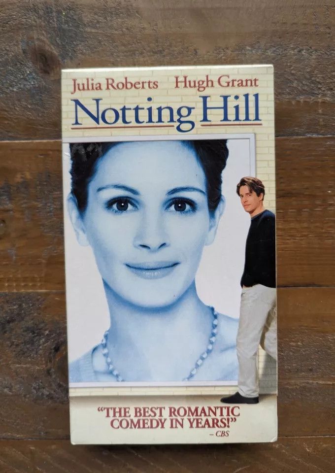 Notting Hill (1999) (VHS) Julia Roberts Hugh Grant