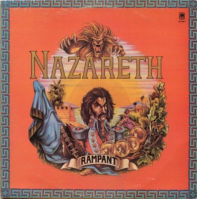 Nazareth – Rampant (VG, 1974, LP, A&amp;M Records – SP 3641)