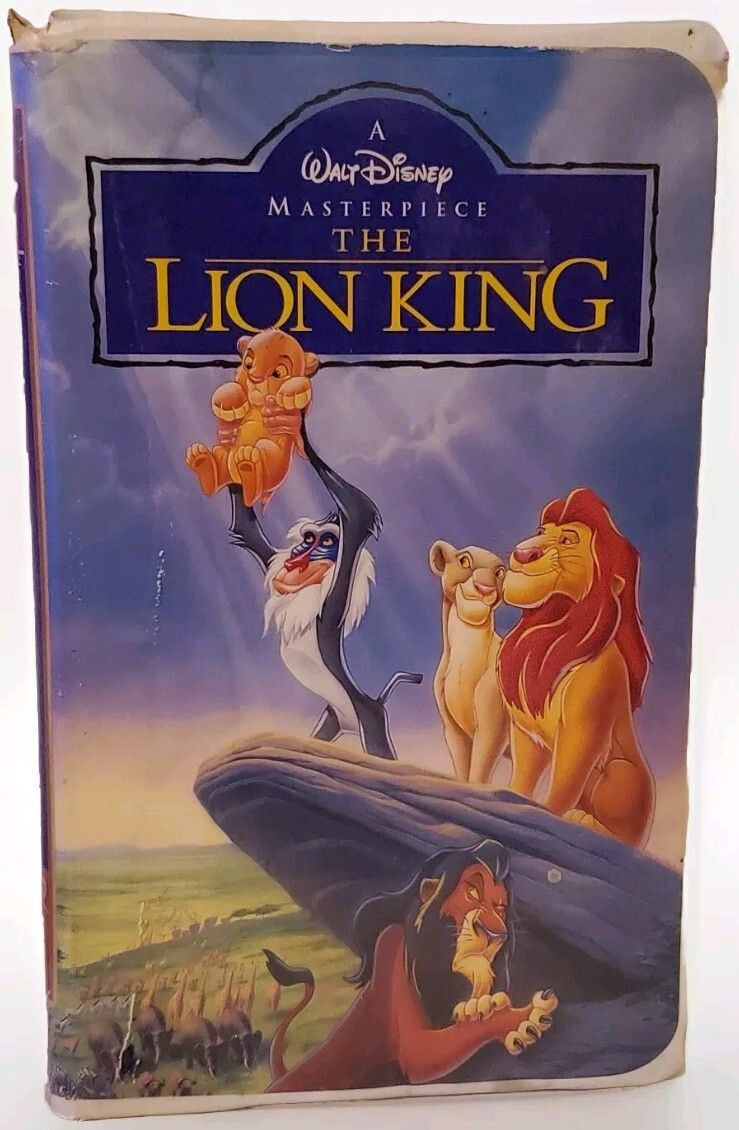 Walt Disney The Lion King (1994) (VHS 2977, Masterpiece Collection, White Clamshell)