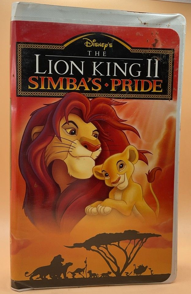 Walt Disney The Lion King II Simba's Pride (1998) (VHS 8804, White Clamshell)