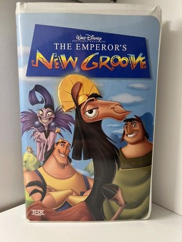 Walt Disney The Emperors New Groove (2000) (VHS 21638, White Clamshell)