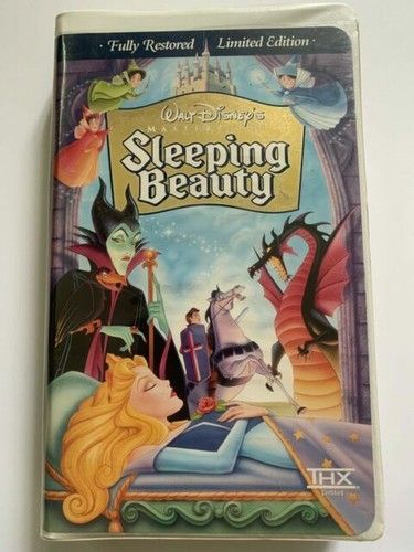 Walt Disney Sleeping Beauty (1959) (VHS 9511, Masterpiece Collection, White Clamshell)