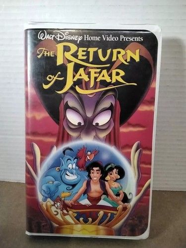 Walt Disney The Return of Jafar (1994) (VHS 2237, White Clamshell)
