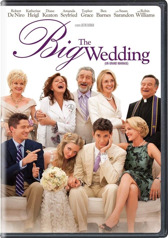 The Big Wedding (2013) (DVD) Robert DeNero Diane Keaton