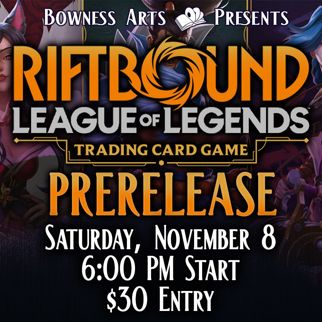 Riftbound Origins Release Event November 8th - 6 PM