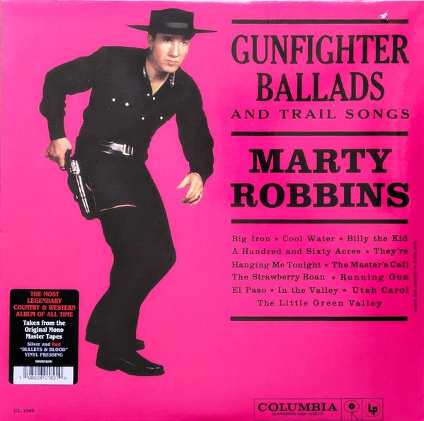Marty Robbins – Gunfighter Ballads And Trail Songs (New, LP,  Silver &amp; Red Vinyl, RGM-0348, 2024)