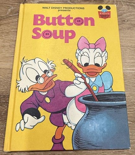 Walt Disney's Wonderful World of Reading Button Soup (1975, HC)