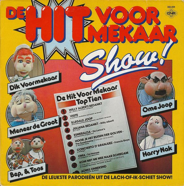 Dik Voormekaar Team – De Hit Voormekaar Show! (VG, 1980, LP, CNR – 660.066, Netherlands)