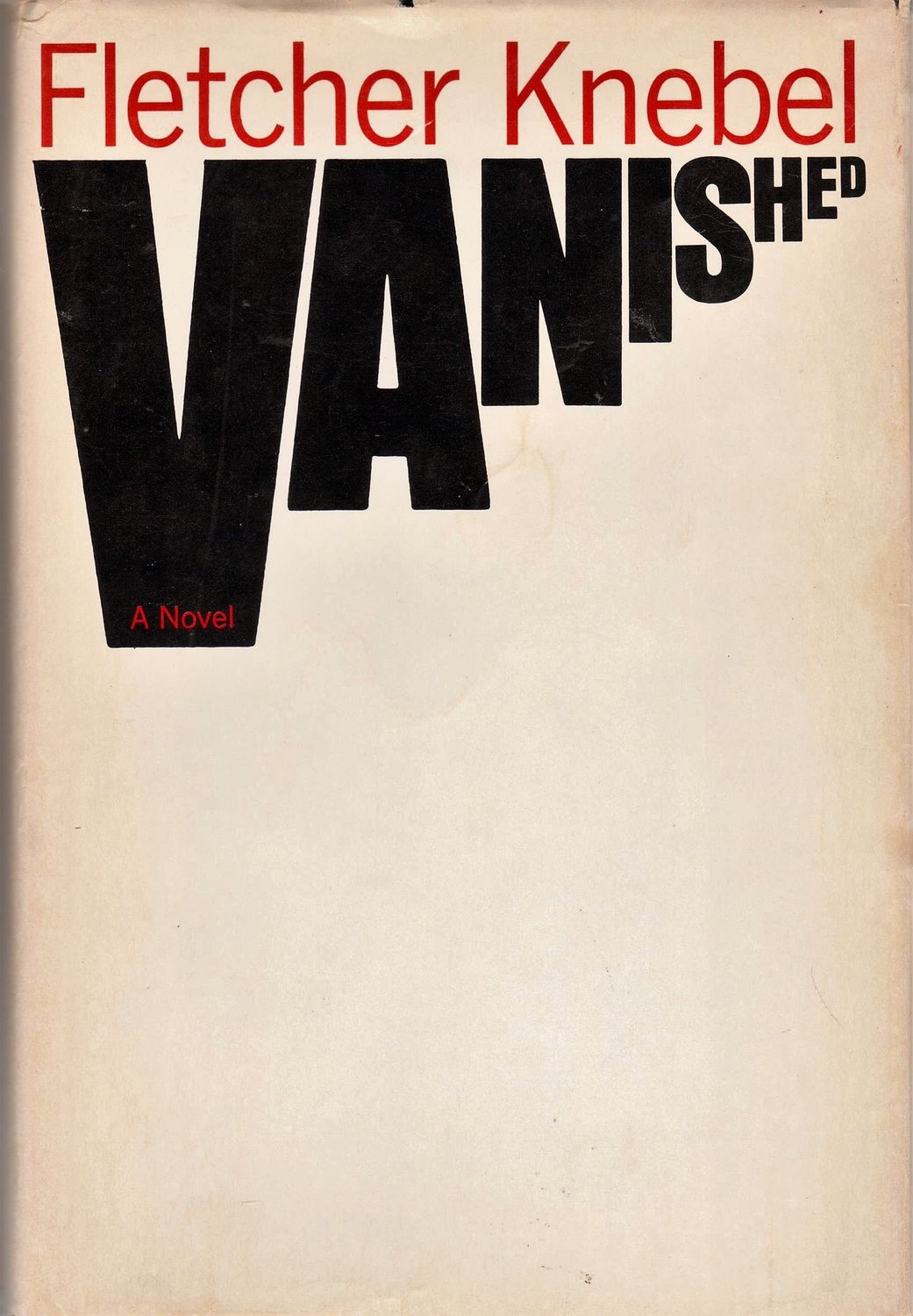 Knebel, Fletcher - Vanished (1968, HC. No DJ)