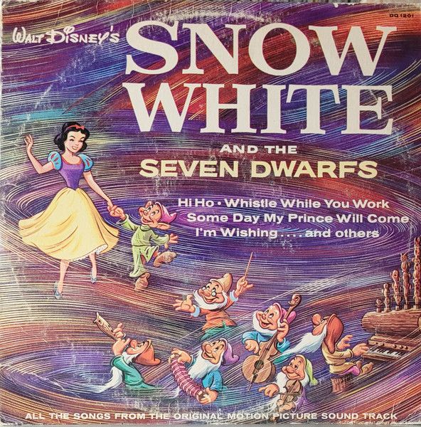 Walt Disney's Snow White And The Seven Dwarfs (VG, 1963, LP, Disneyland – DQ 1201, USA) DSG