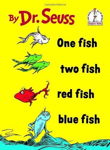 Dr. Seuss - One Fish, Two Fish, Red Fish, Blue Fish (HC, Beginner Books)