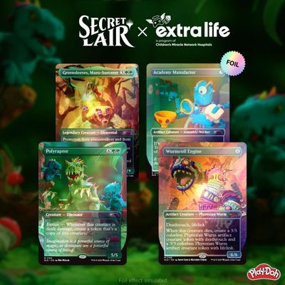 Secret Lair x Play-Doh: Squishful Thinking Extra Life 2025 Rainbow Foil Edition
