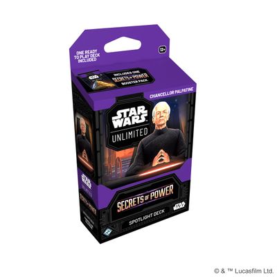 Star Wars: Unlimited - Secrets of Power Spotlight Deck Chancellor Palpatine