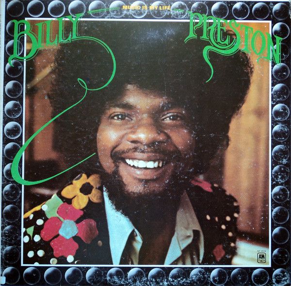Billy Preston – Music Is My Life (VG, 1972, LP, Gatefold Cover, A&amp;M Records – SP 3516)