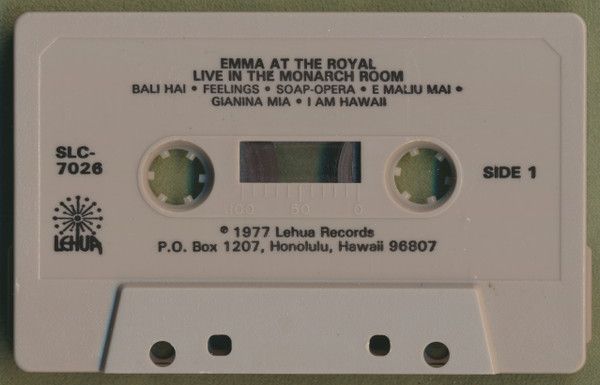 Emma Veary - Emma at the Royal (CAS, 1977, Lehua – SLC-7026)