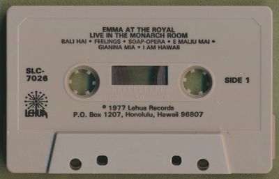 Emma Veary - Emma at the Royal (CAS, 1977, Lehua – SLC-7026)