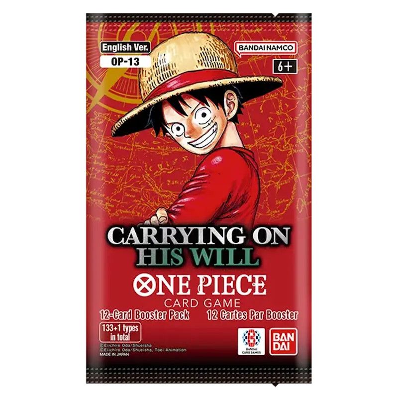 One Piece TCG Carrying On His Will OP-13 Booster Pack